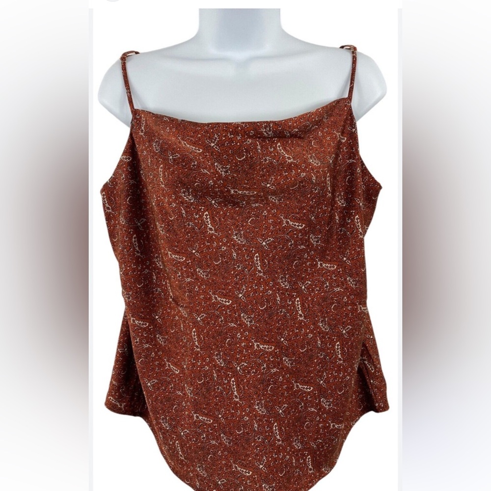 Banana republic cowl neck silky cami top